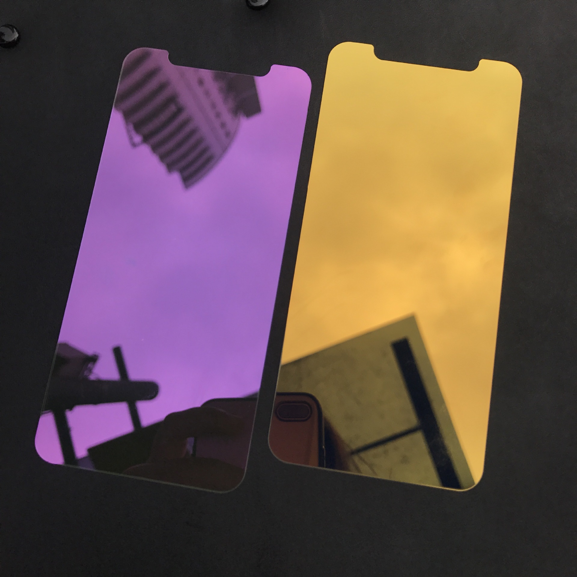 苹果xr全屏镜子膜iphonexs6.5炫彩镜子膜彩色膜iphone xsmax 6.