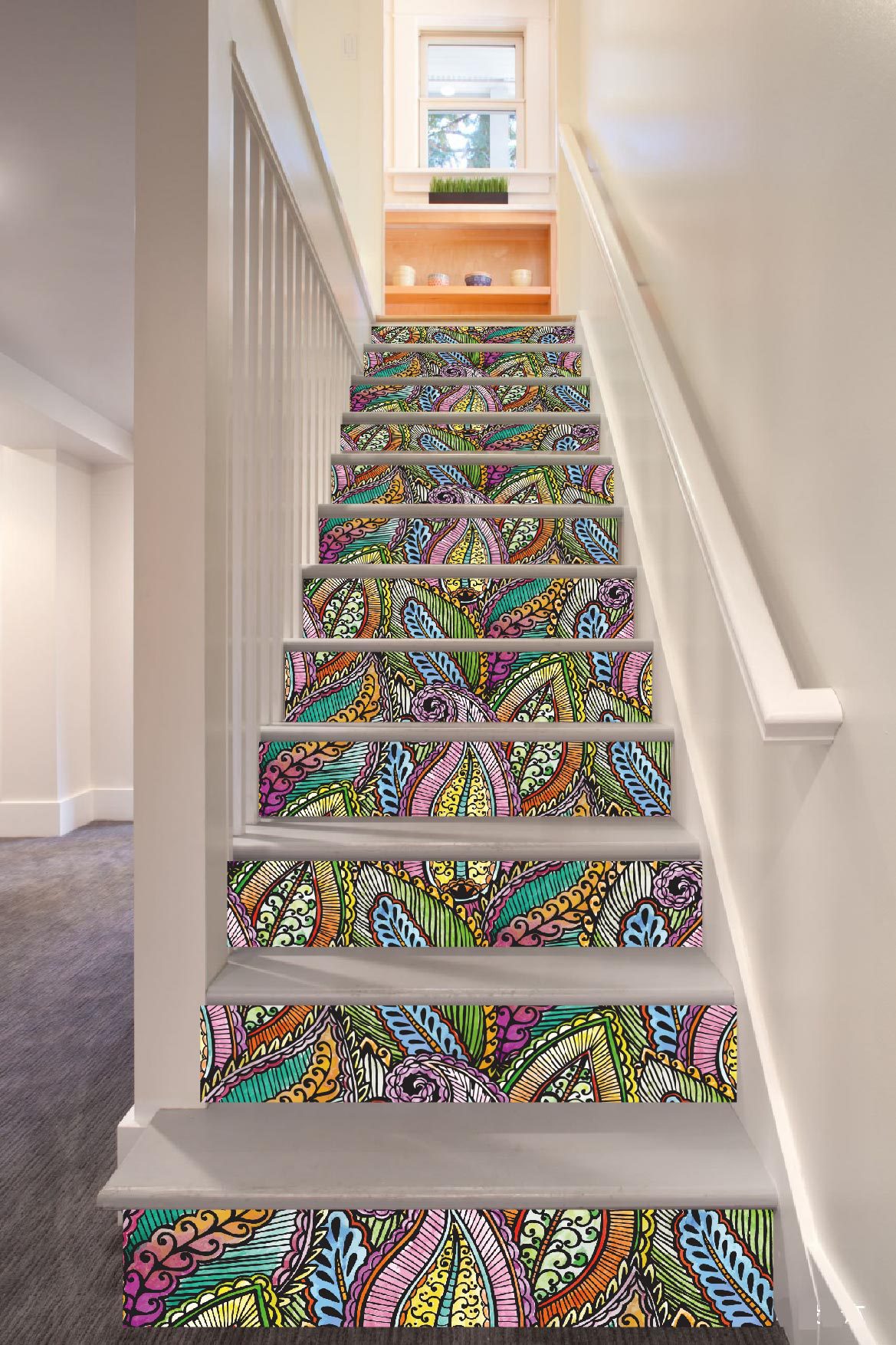 跨境亚马逊速卖通ebay3d家庭楼梯贴防水时尚自粘防水地贴lt001