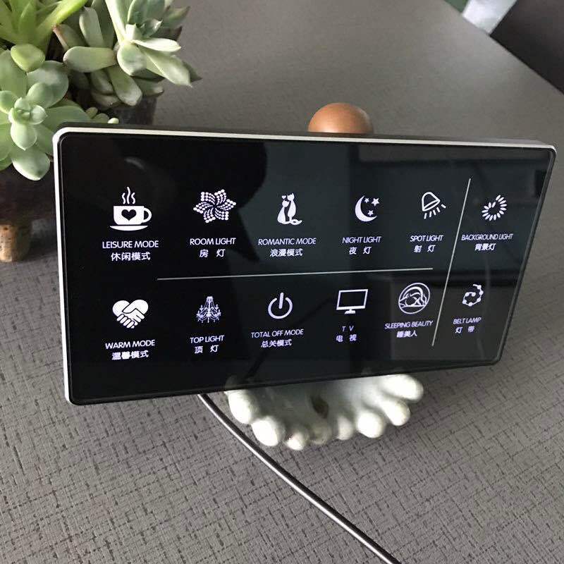 酒店智能触摸屏集控面板 宾馆床头触摸开关别墅大宅控制面板开关