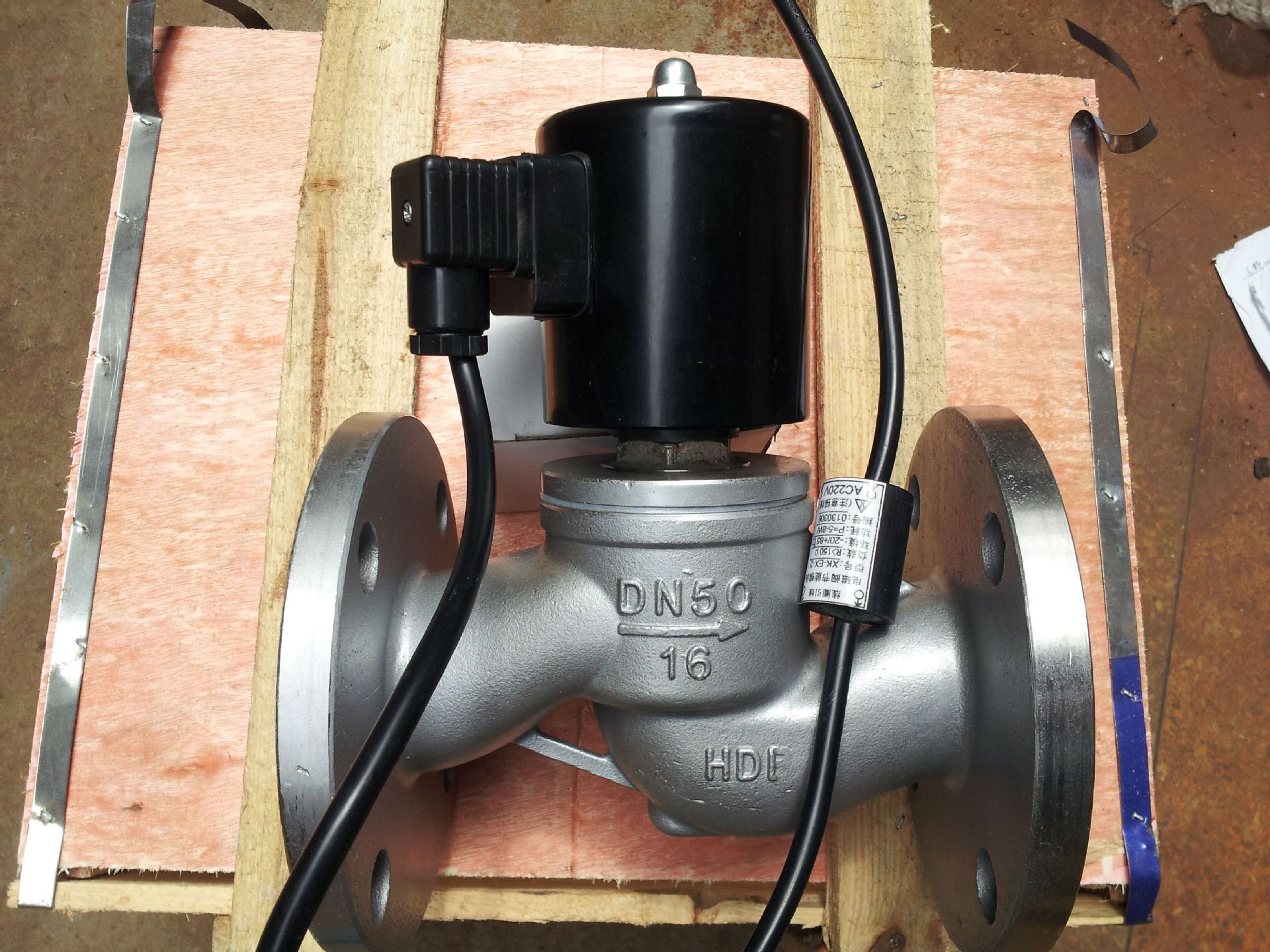 供应直动式2w-50系列电磁阀 水用电磁阀