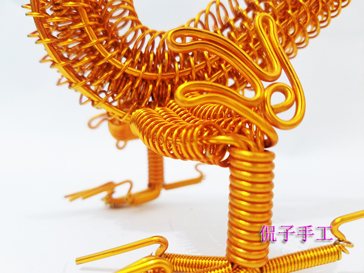 (宝剑)铝线铜丝单车编制送礼教程摩托车孔雀凤凰