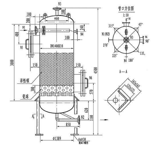 多介质石英砂过滤器 立式石英砂污水过滤设备 矿井污水过滤设备