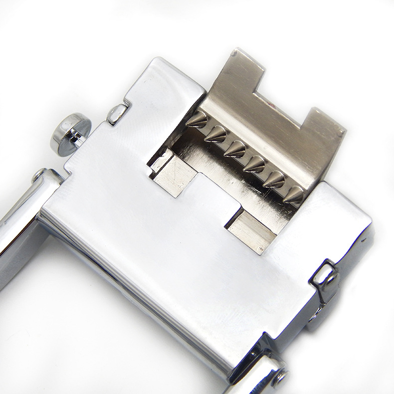 新款针式皮带扣男士仿假针扣自动腰带扣头皮带头商务休闲皮带配件