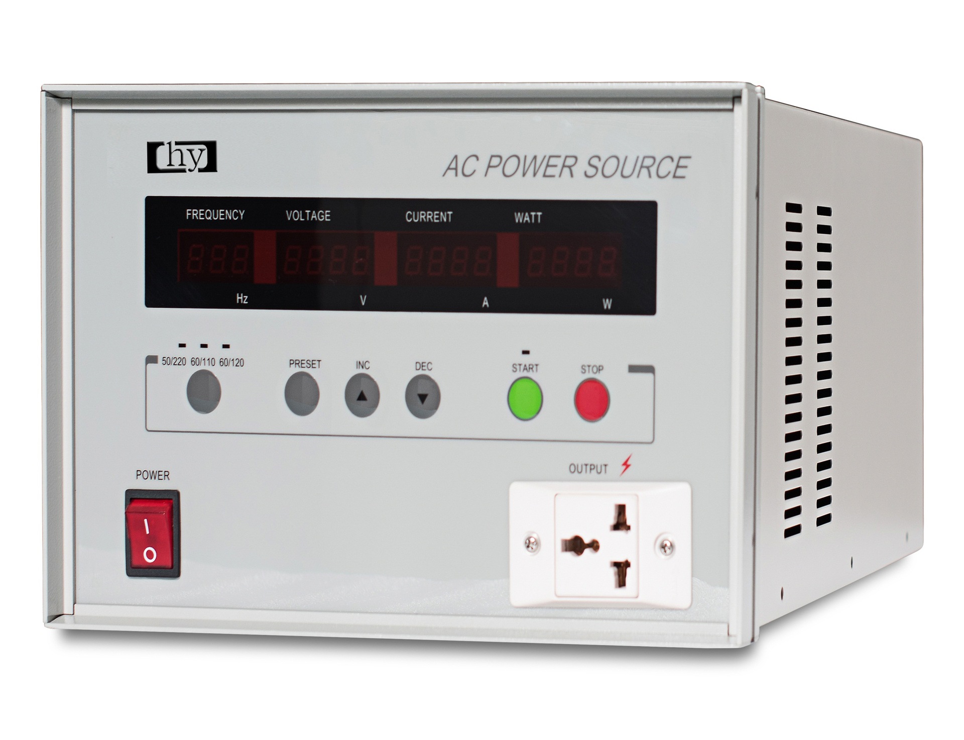 华源hy8003高精度按键式电压可调交流稳压3000va变频电源