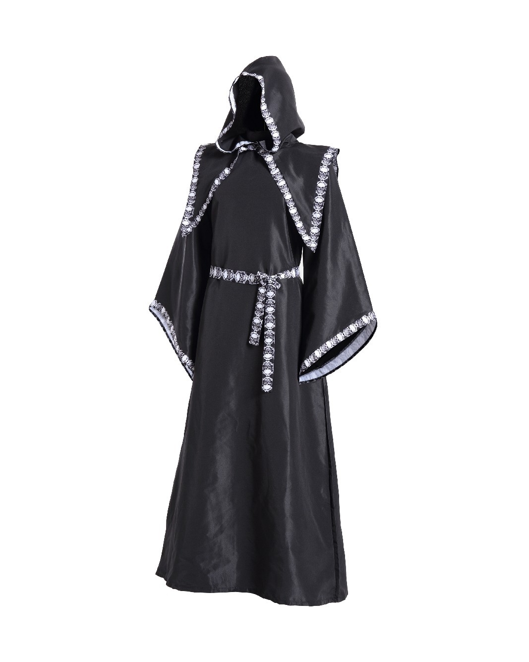 万圣节新款角色扮演情侣黑暗巫婆巫师服装骷髅恶魔情侣服装代发