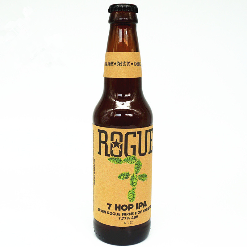 美国精酿 罗格rogue 七花 7 hop ipa啤酒355ml *24瓶装