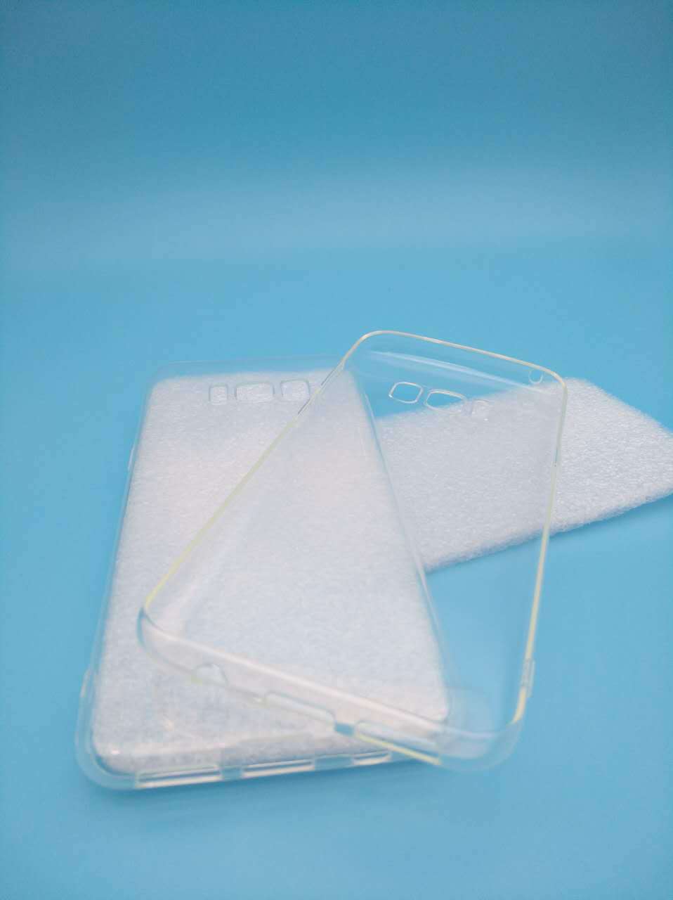 三星s8plus带挂绳孔布丁套彩印素材s8彩绘超薄tpu软胶壳厂家直销