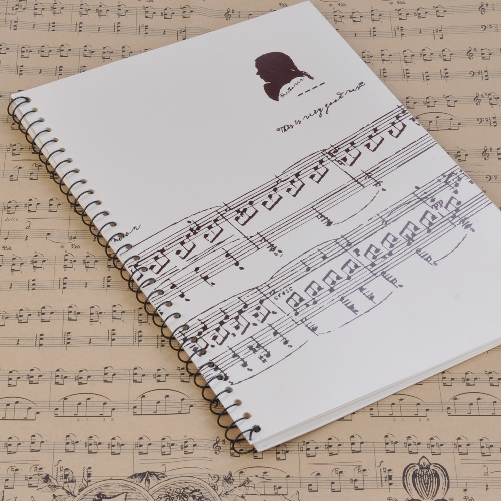 乐谱本子 五线谱本 乐曲练习本 音乐系文具 50页曲谱本子 批发