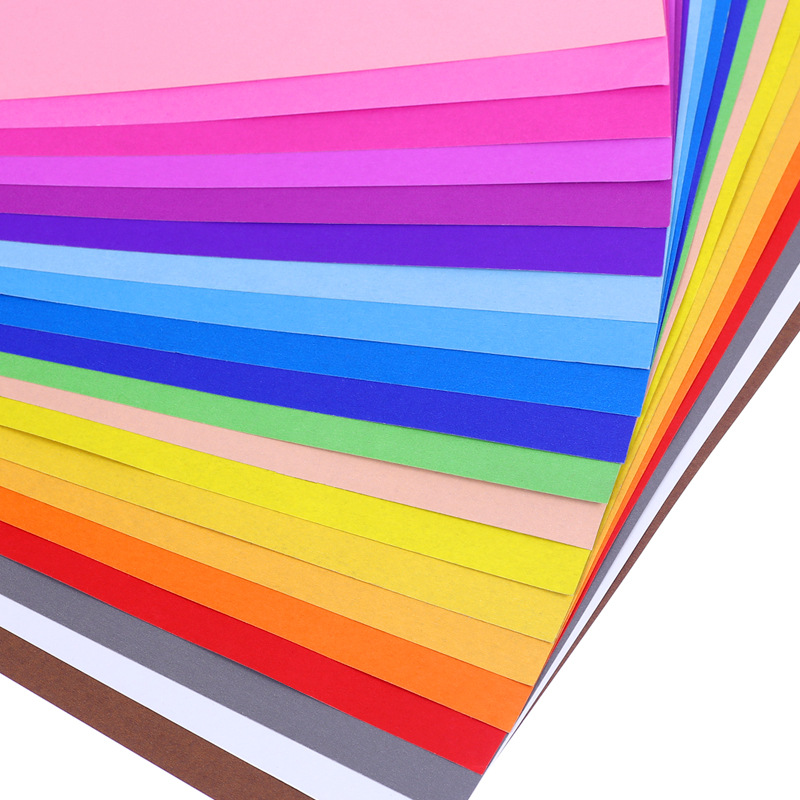 4k 200克彩色硬卡纸 绘画 装饰 diy手工制作多色 200g幼儿园卡纸