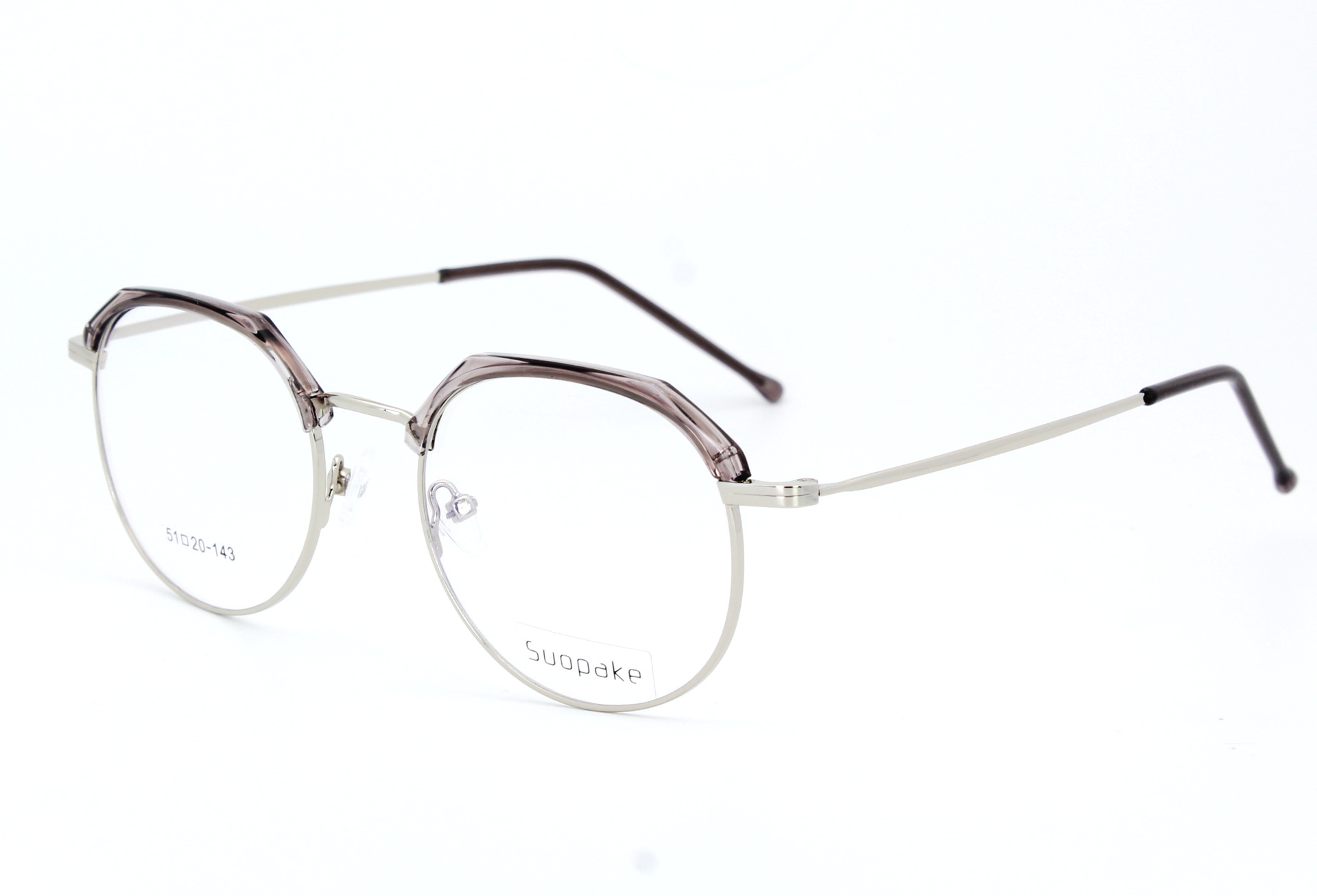 h90163新品时尚眉毛复古架不规则多边形眉毛眼镜框男女近视眼镜架