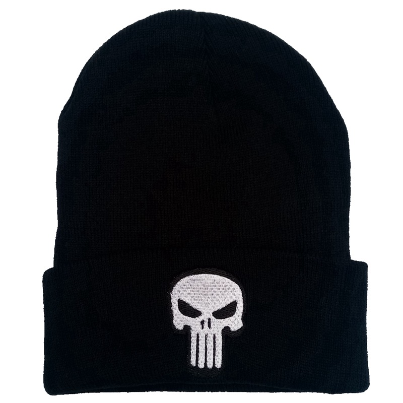 E-Commerce Exclusively for Eater Ghost Head Skull Knitted Hat Men and Women Autumn and Winter Wild Hat Hip-Hop Cap