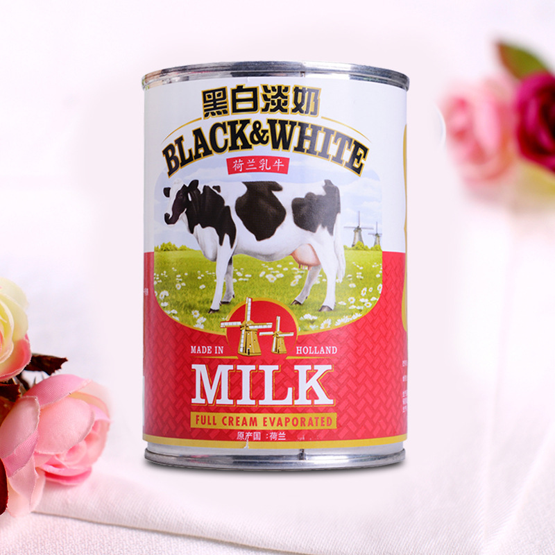 荷兰黑白淡奶 400g 奶茶甜品原料-阿里巴巴