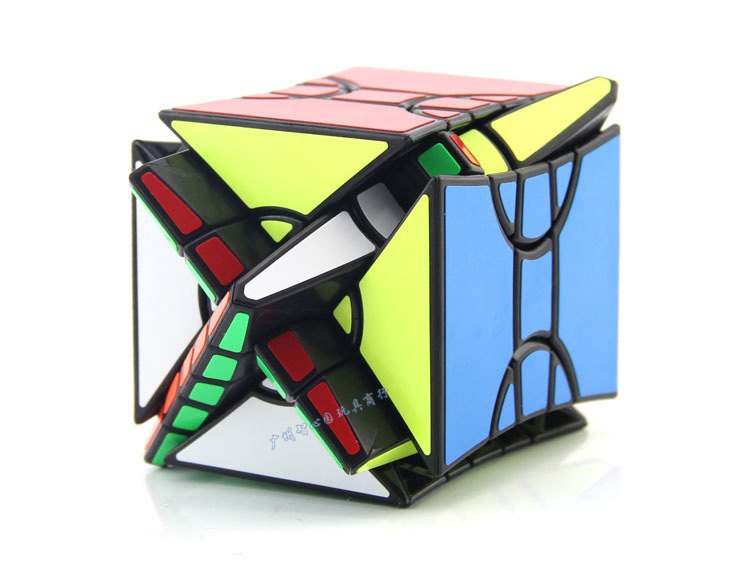 魔域移棱时光轮魔方黑色 moyu创意三阶移棱混元异型魔方广州批发