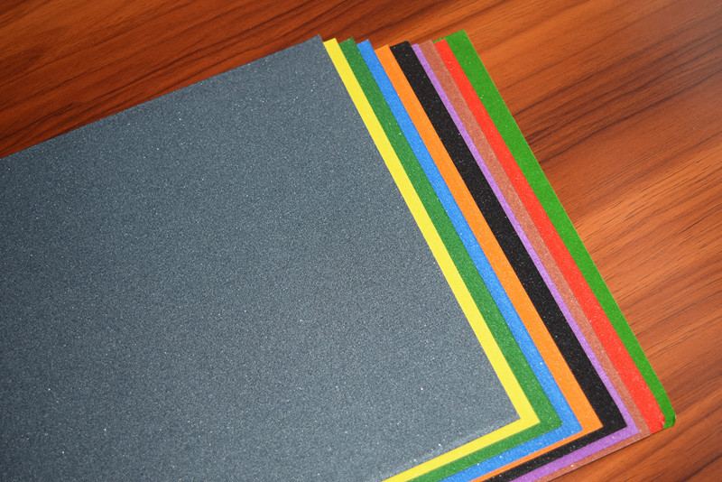 低价批发4k创意儿童diy手工彩砂纸彩色砂画纸儿童油画棒绘画彩纸