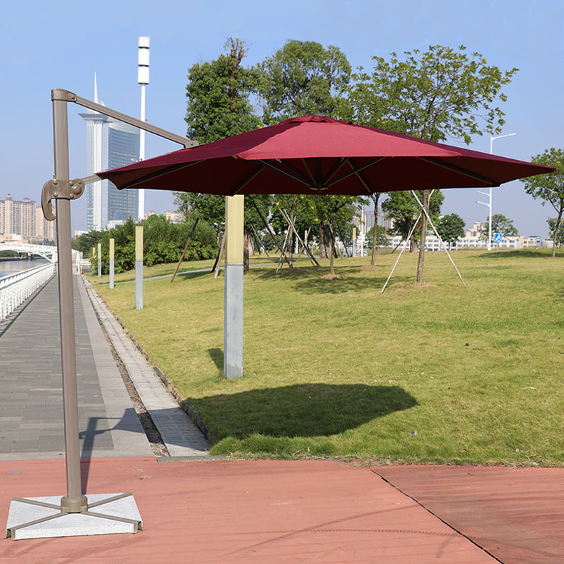 户外遮阳伞庭院花园室外露台罗马伞大伞摆摊遮阳伞户外休闲太阳伞