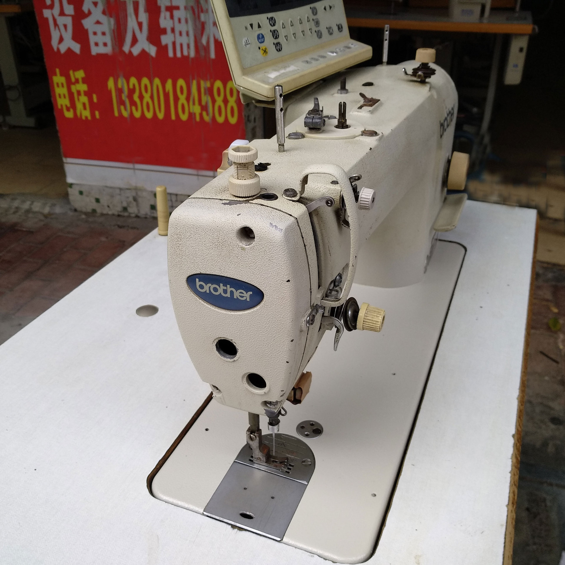 兄弟牌电脑缝纫机兄弟二手电脑平车工业电脑车电脑平缝机服装设备