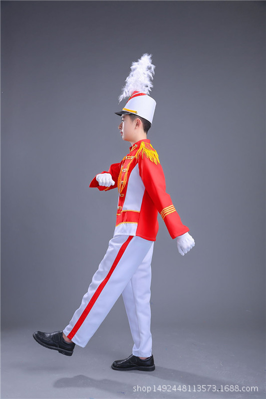 19新款中小学生升旗手服鼓号队服装军鼓乐队仪仗队服少先队鼓号服