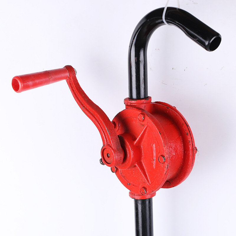 生产出售手动抽油泵 柴油油抽子 边立式圆嘴手摇油泵