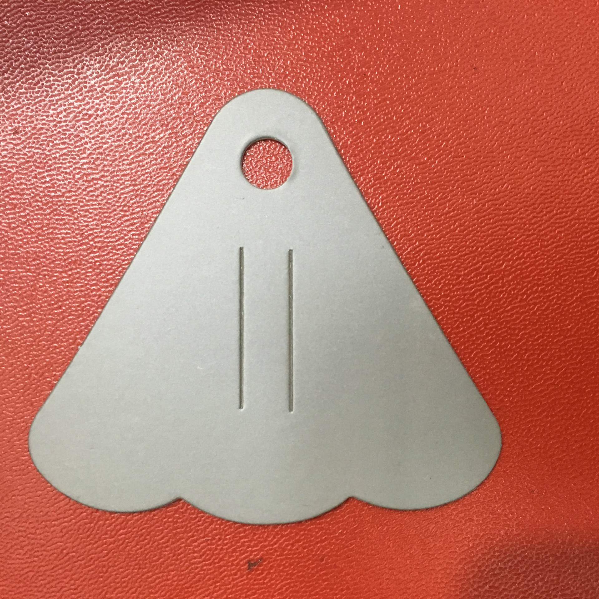 三角形纸卡定做灰色diy饰品包装 现货义乌发夹卡片定制批发