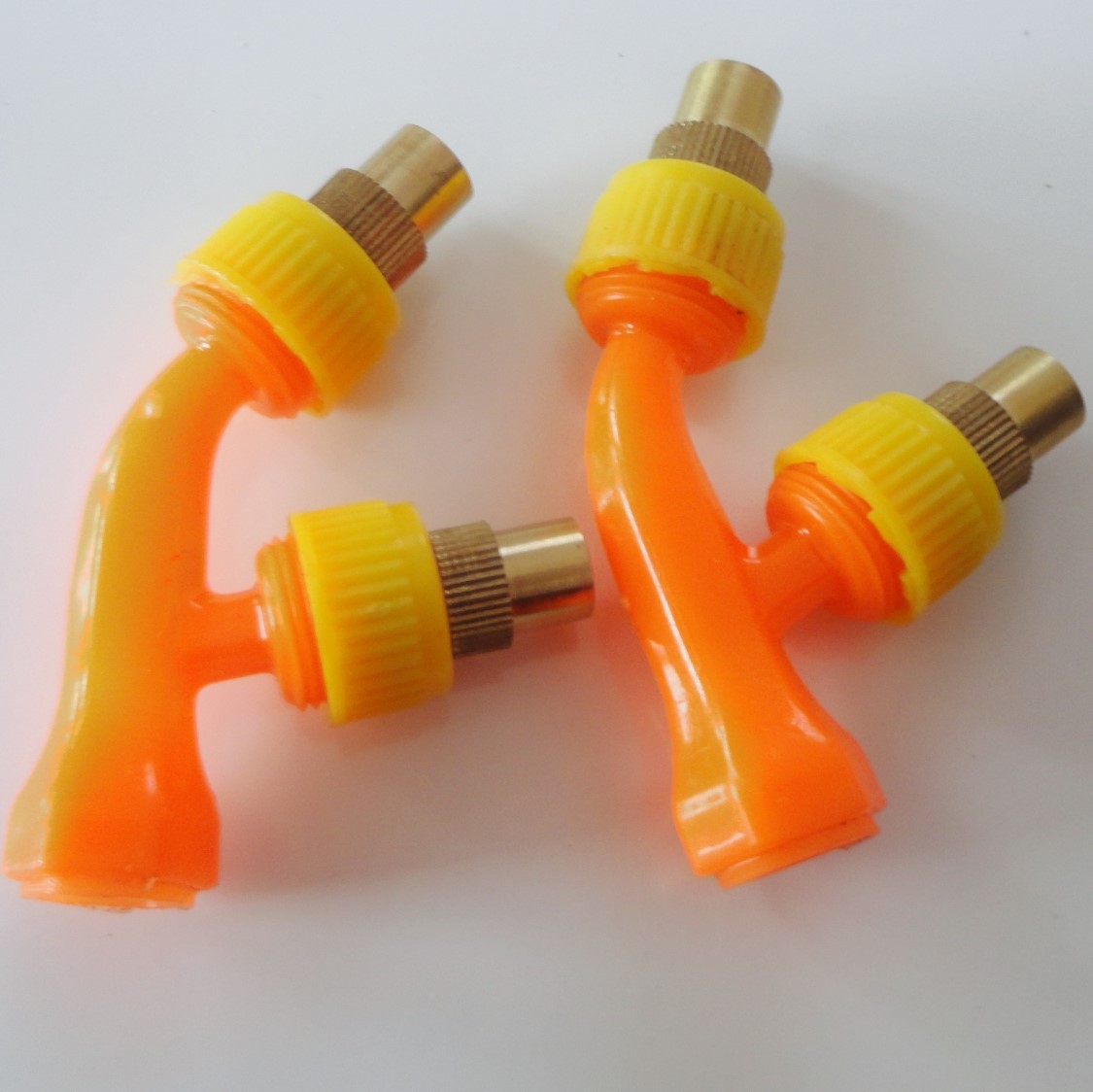 厂家直销供应优质喷雾器配件农用打药机配件可调节f双喷头