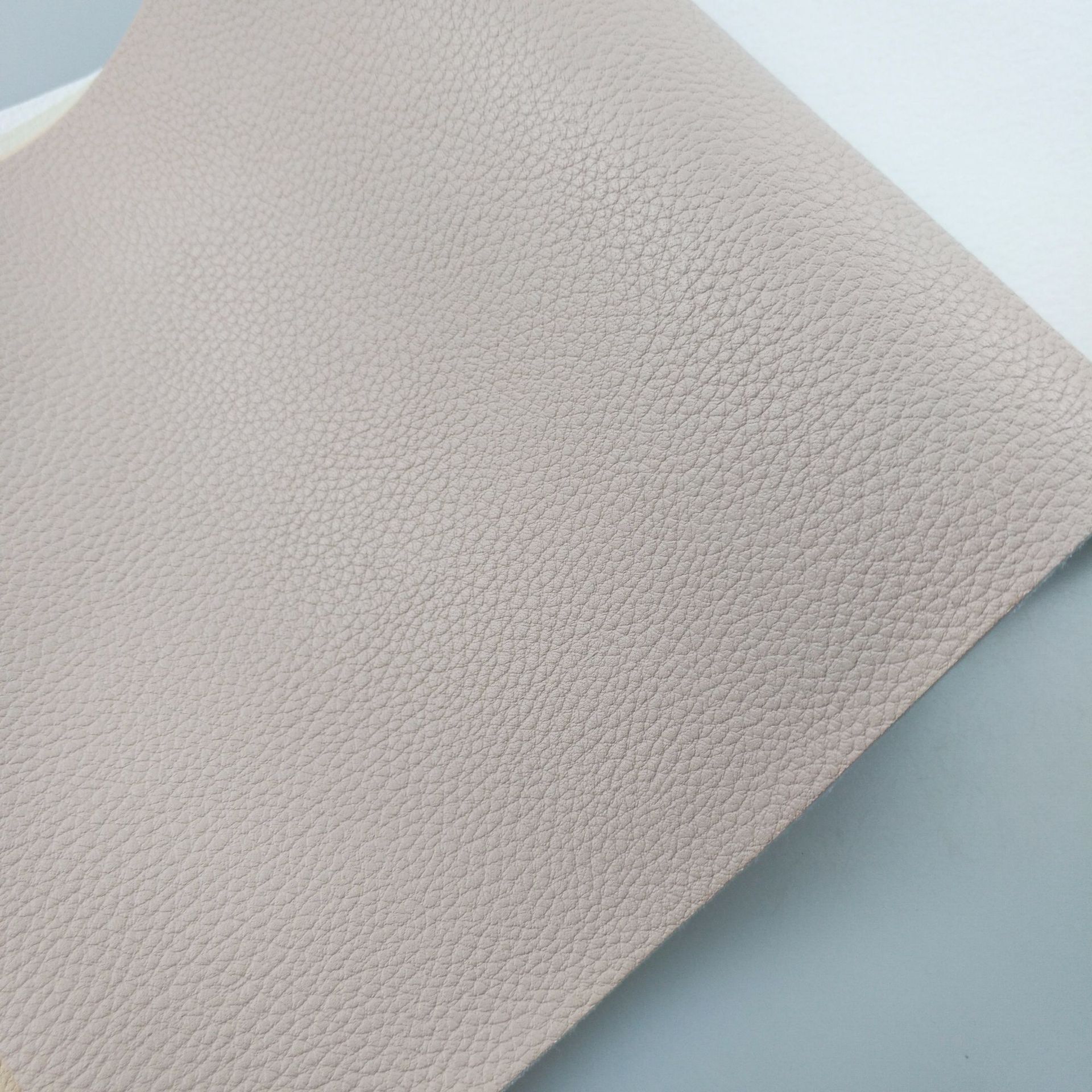 现货供应荔枝纹pu面料 床头软包背景墙装饰材料皮料沙发合成革