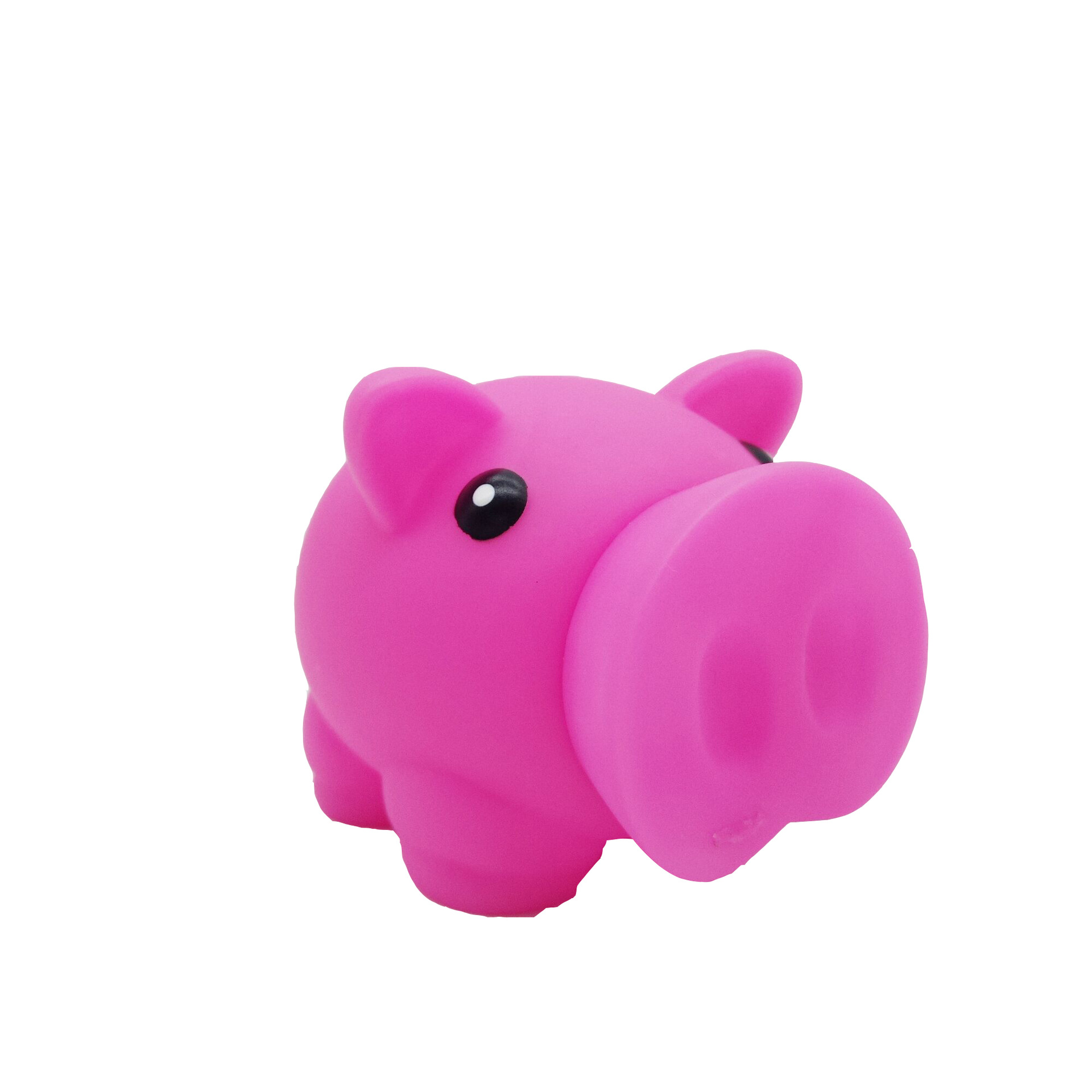 小猪存钱罐存钱罐创意搪胶小猪储蓄罐储蓄罐猪小猪搪胶存钱罐