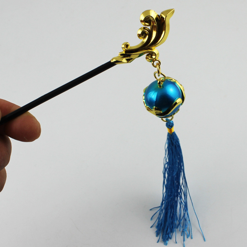 王者周边 大乔苍海之曜灯笼武器 17厘米合金兵器