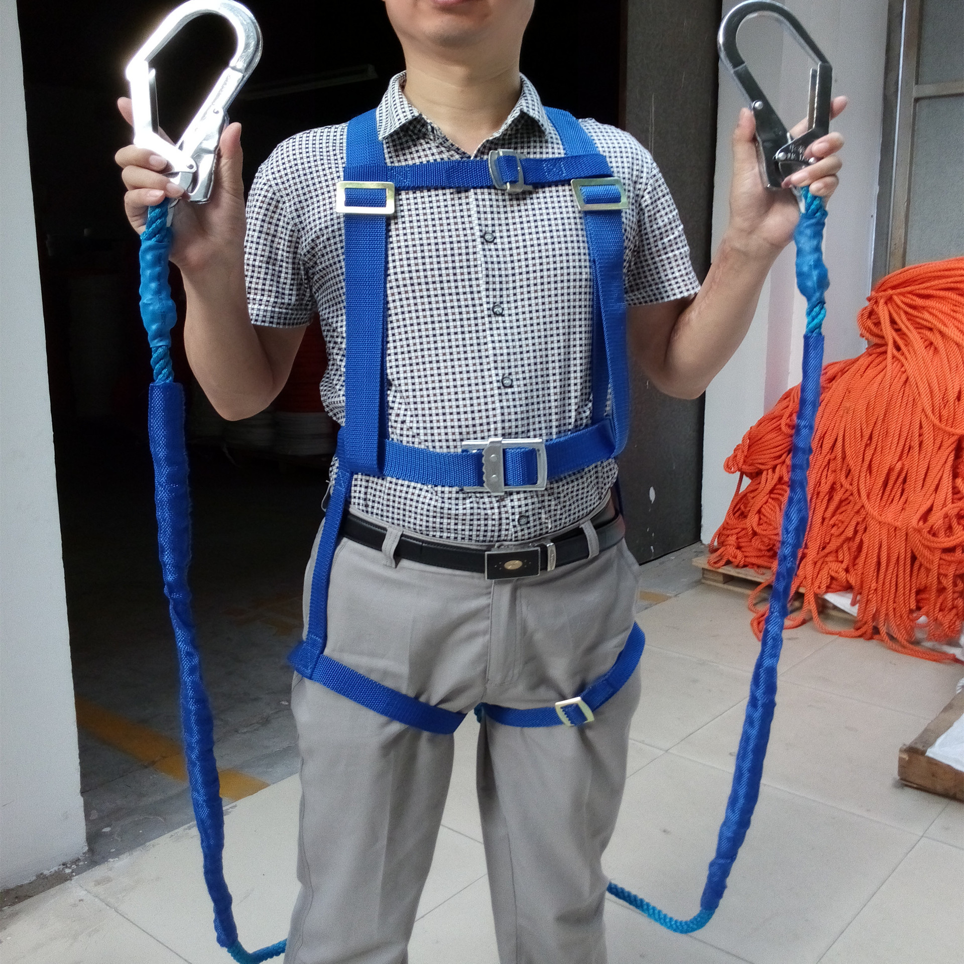 huatai/华泰 全背双绳大钩安全带 高空作业安全带 la认证