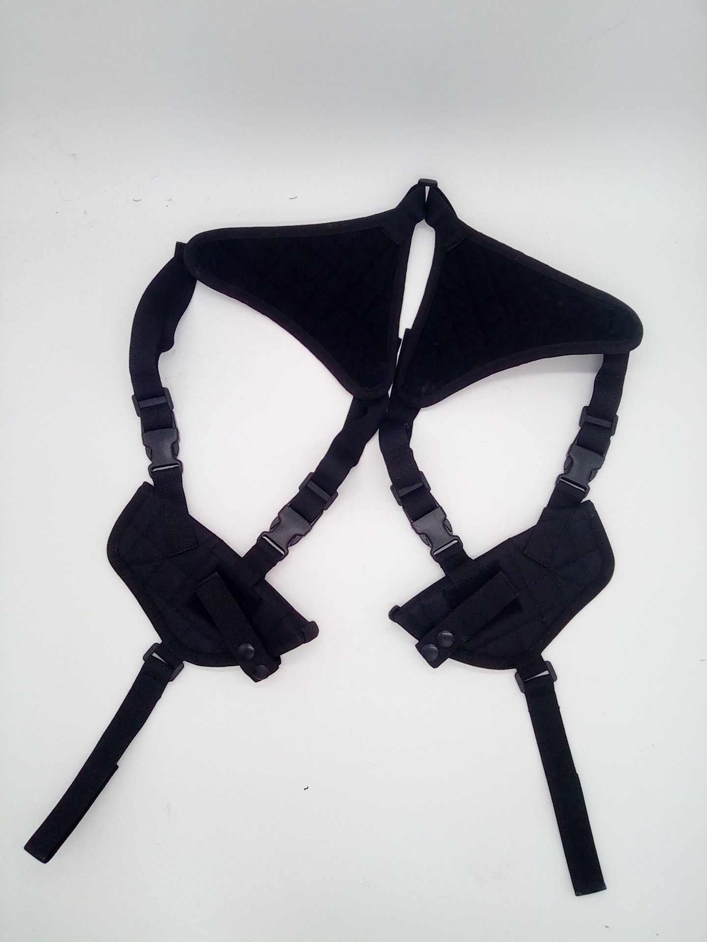 新款户外战术腋下套战术双枪套双肩多功能腰挎枪包个性特工装备包