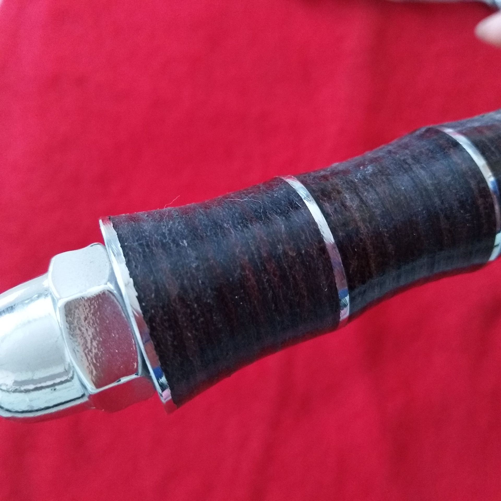 牛皮把不锈钢八棱鞭九节鞭练功304不锈钢铸造厂家直销加工定制