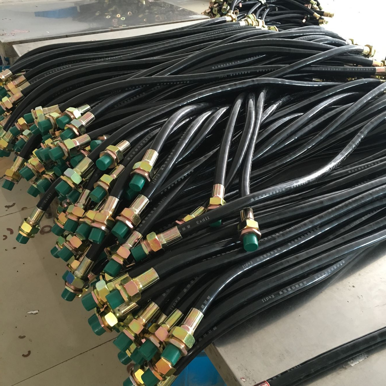 腾达 防爆绕管20*1500/800 橡胶防爆挠性管厂家现货直销