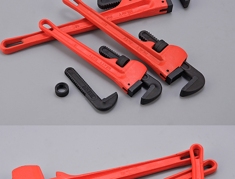 威达光柄重型管子钳新式重型水管钳管道维修油田矿山用美式管子钳