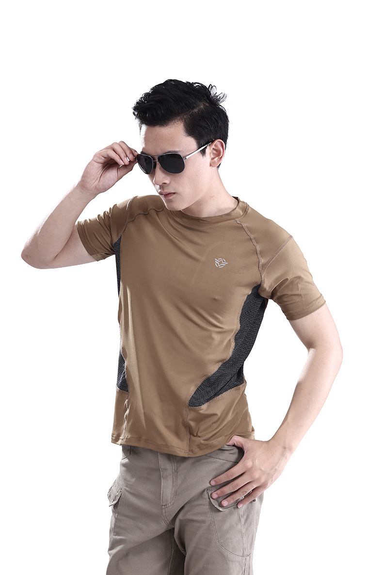 厂家直销 突击者战术t恤男 速干透气排汗短袖训练衣