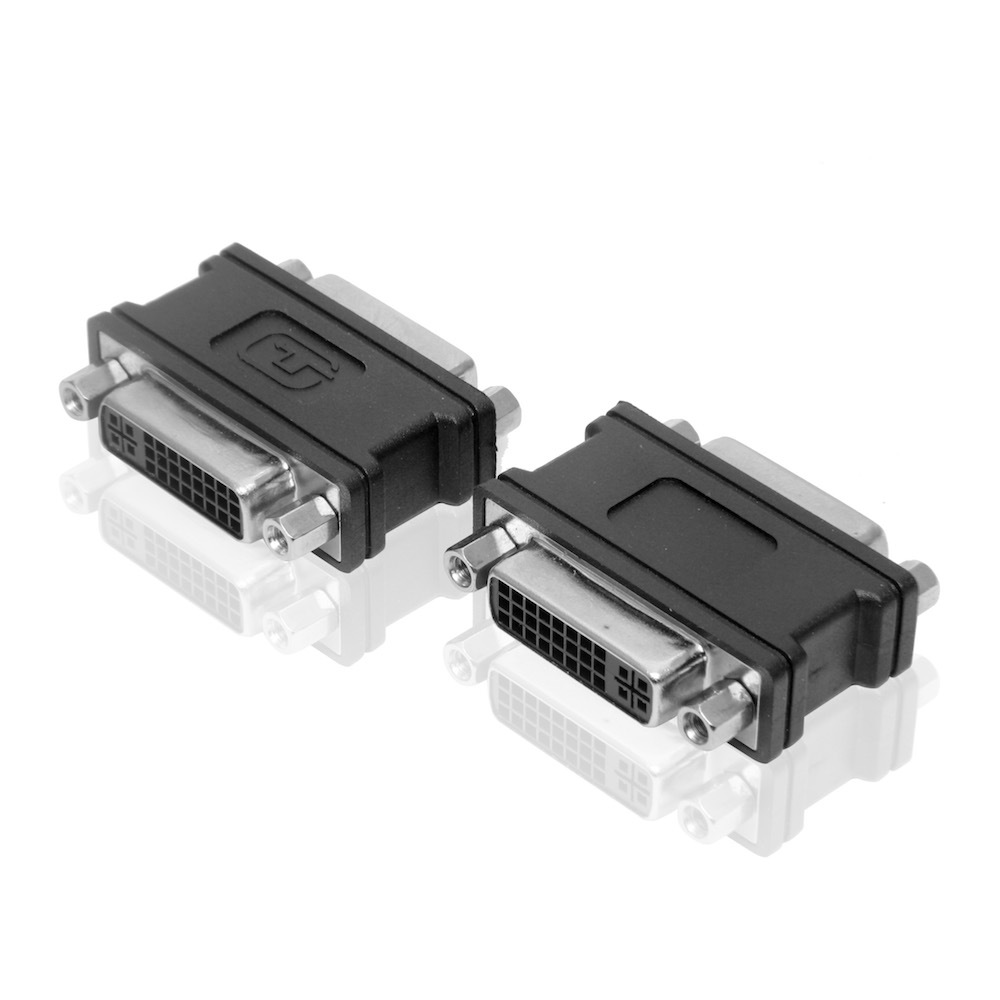 厂家直销dvi24 5母转母转接头,母转母转换头,接地线