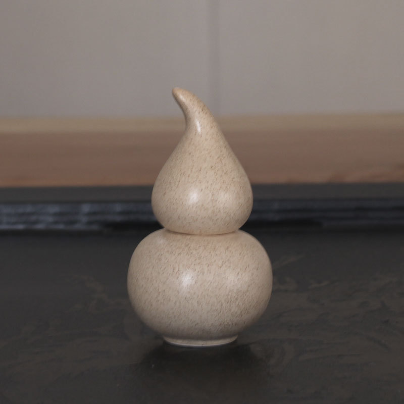 迷你小号葫芦药罐密封陶瓷瓶子沉香粉古中药丸瓶储物罐子 鼻咽瓷