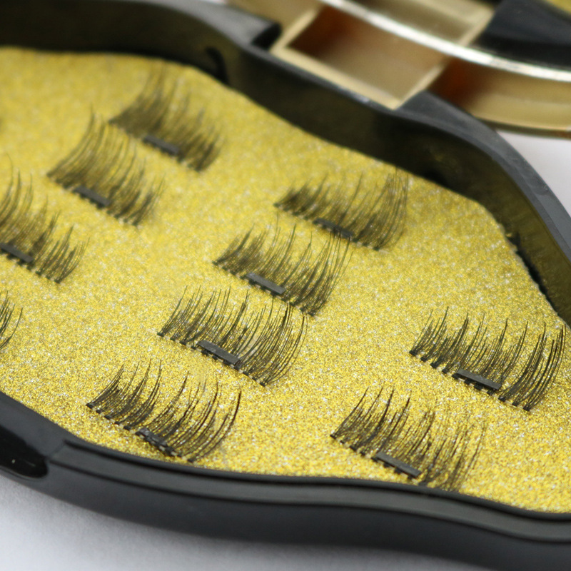 磁铁假睫毛吸铁石眼睫毛磁性磁扣无需胶水单磁双磁不过敏假睫毛13