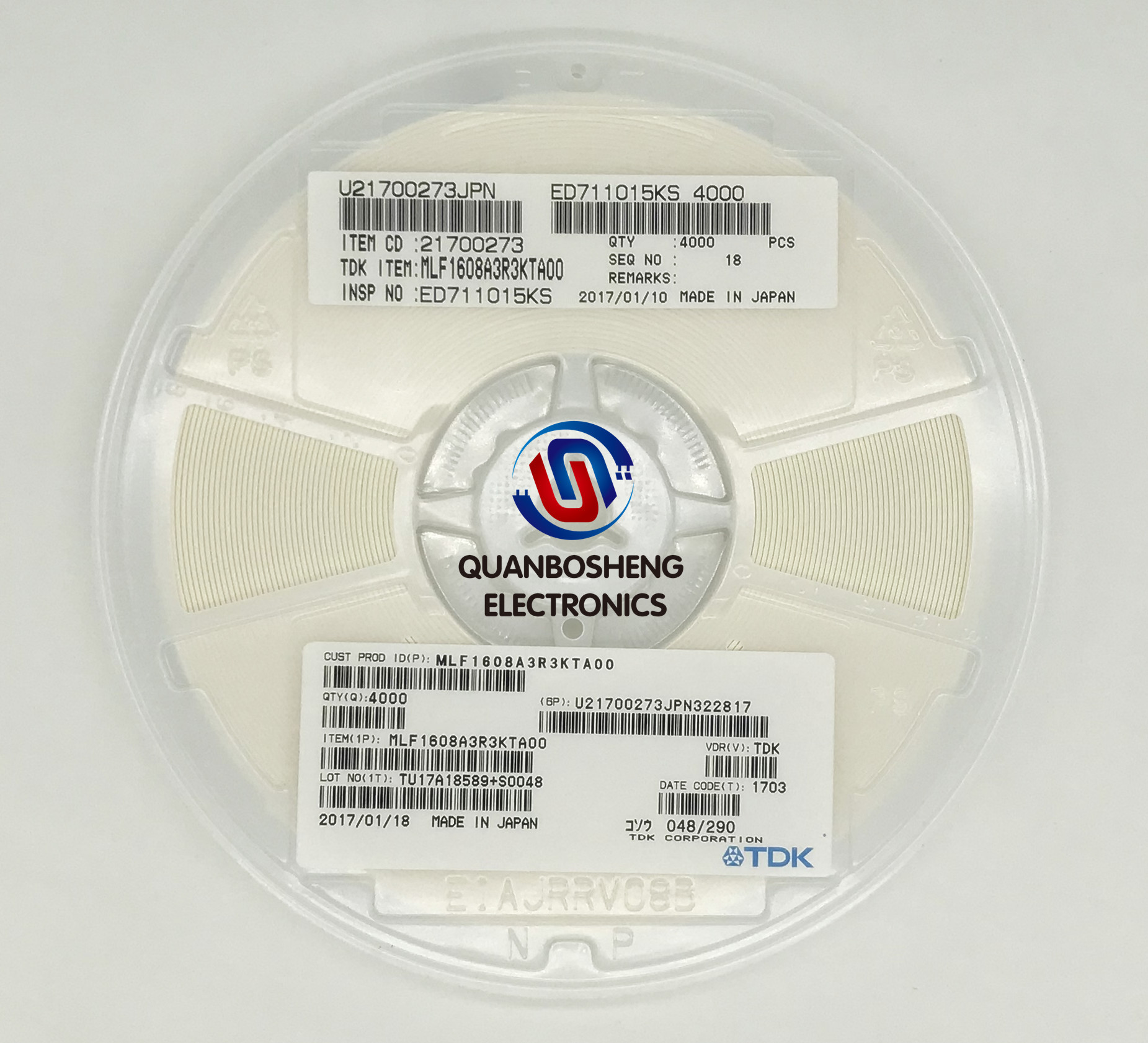 原装tdk电感 mlf1608a3r3kt 0603 3.3uh 叠层电感