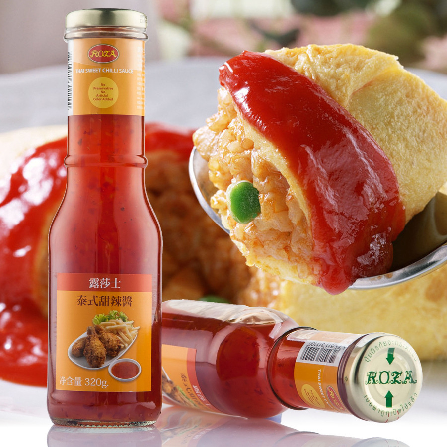 泰国进口调味酱泰式甜辣酱320g*24/箱调味品酱料 甜不辣糖醋酱