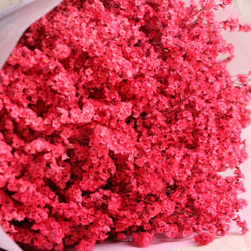 【云南产地直销】天然植物干花花束水晶草染色客厅装饰彩色水晶花