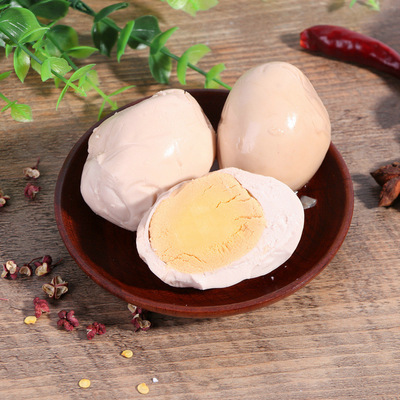 水城德福 正宗河南特产特大泡椒卤蛋开袋即食真空包装鸭蛋卤蛋