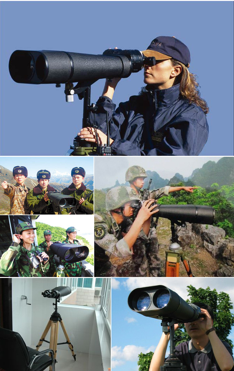 65式哨所镜25-40x100高倍双筒望远镜景区观景观鸟