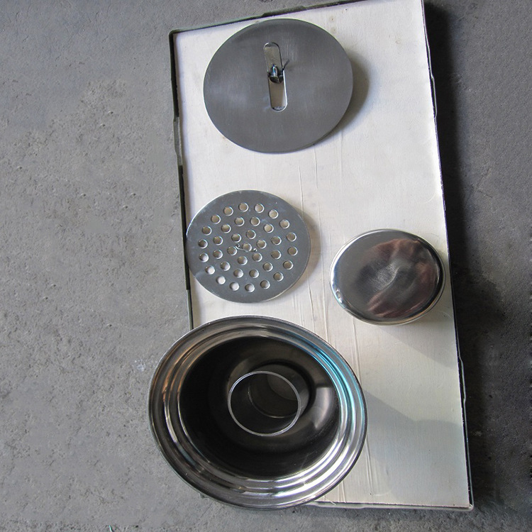 不锈钢插口式地漏 净化车间专用防臭活动式洁净排水地漏直销批发