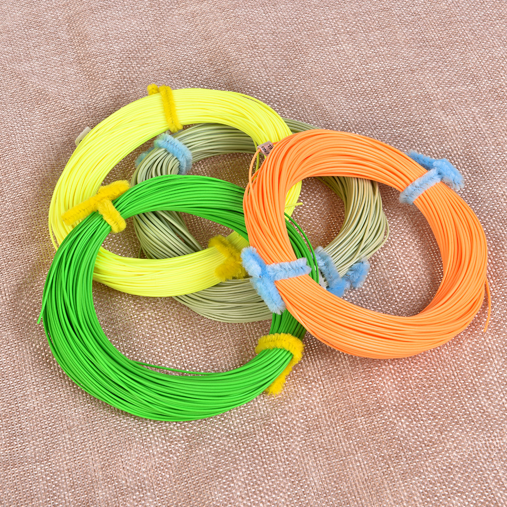 27963 LEO Leou [Fly Fishing Multi-color Main Line 30 Meters] 45678# Seamless WF front Heavy floating water pic 12