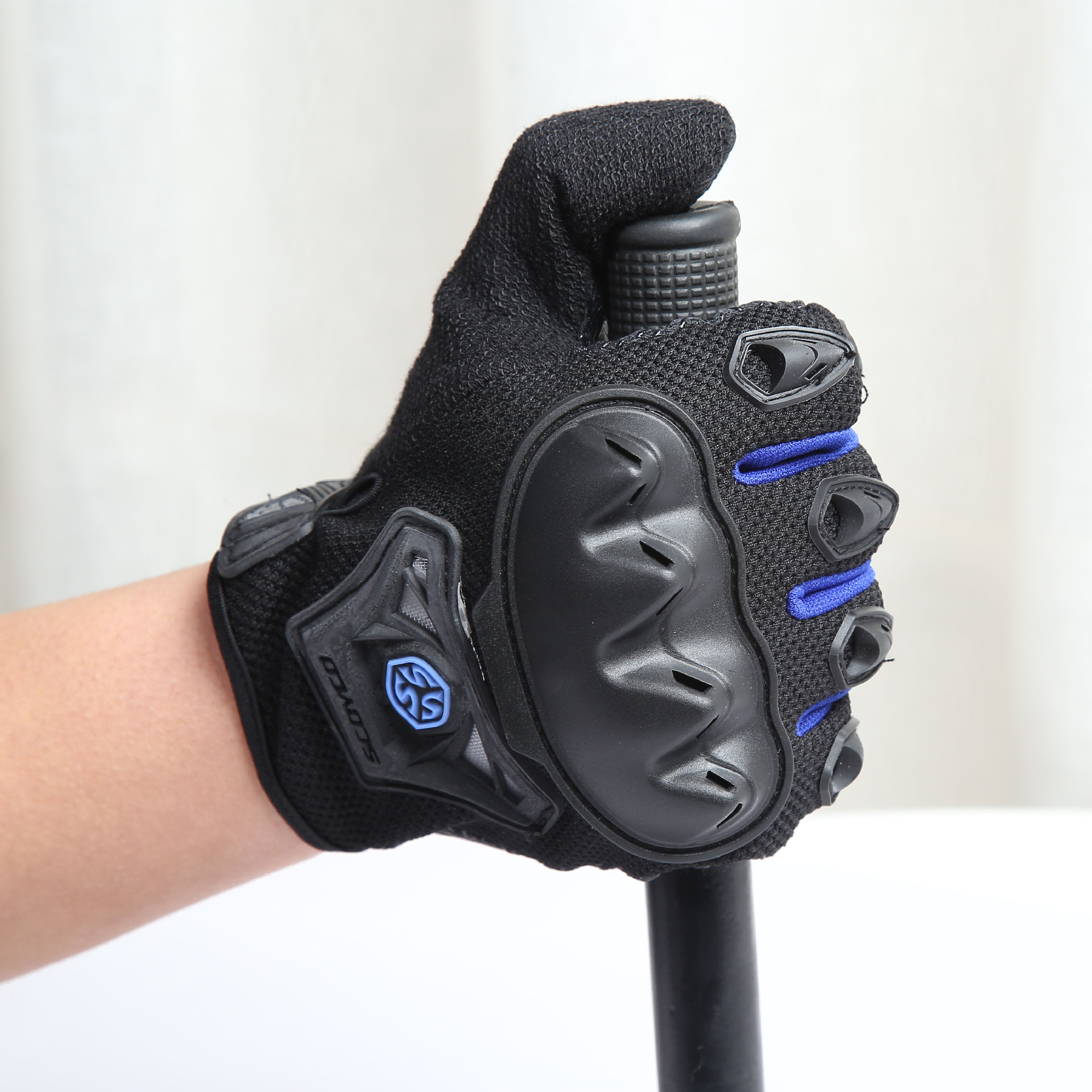 厂家批发全指男士手套战术带壳手套骑摩托车户外健身骑行手套新款