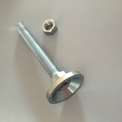 专业生产m16全金属固定镀锌调节脚重型机械设备底脚