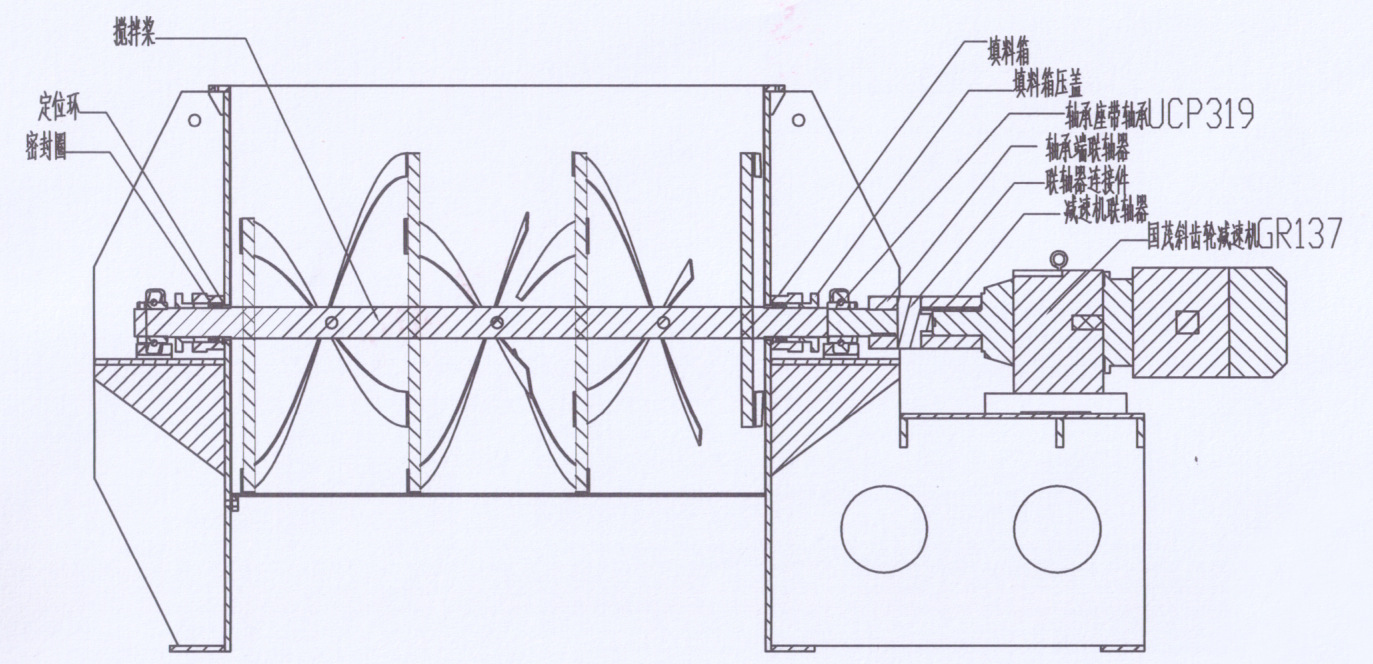 混合机螺带混合机 8000l卧式螺带混合机 混合机厂家