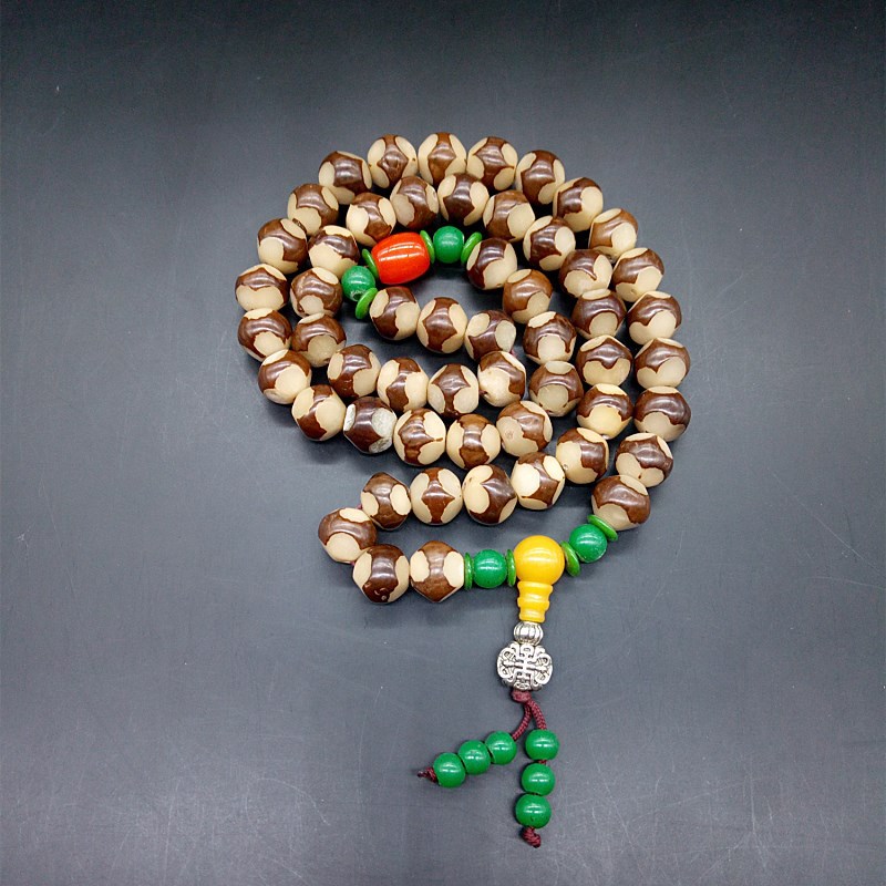 精品天然54颗菩提子念珠佛珠手串手链 饰品宗教用品厂家批发