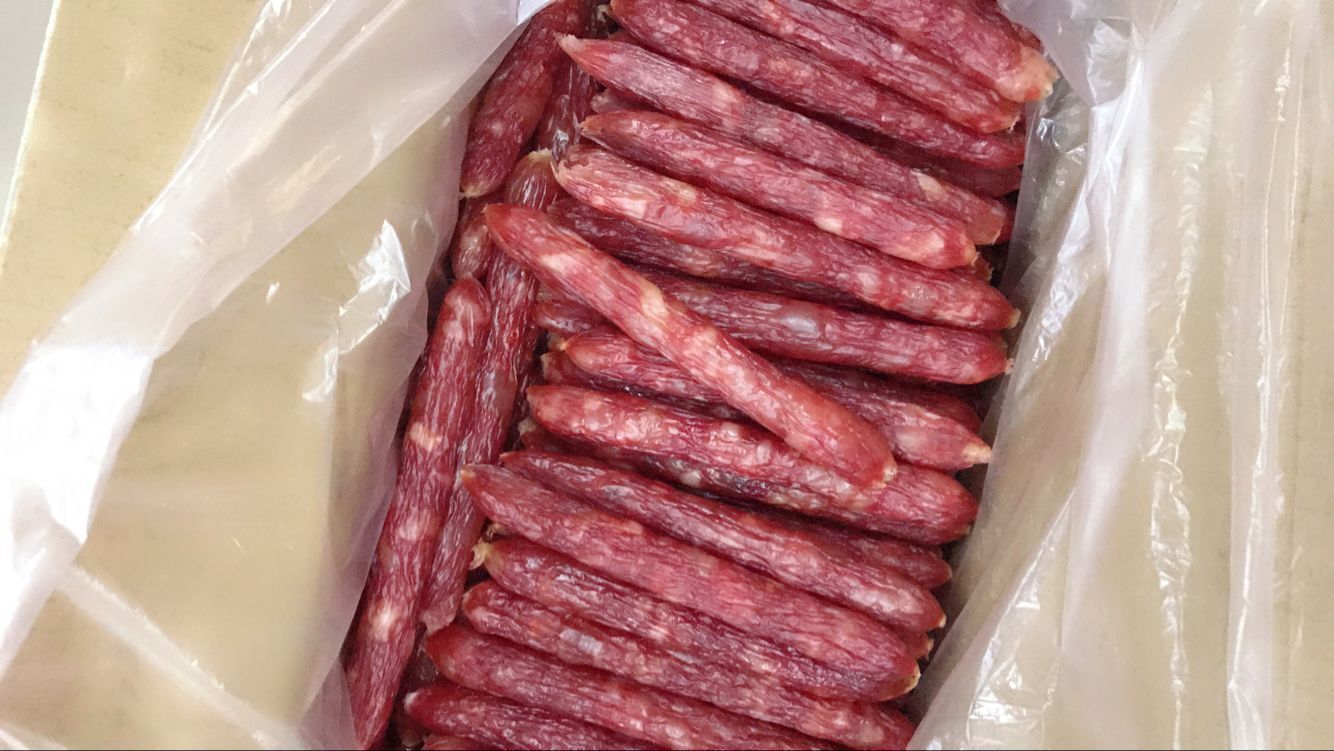 江门万润达腊肠 广式风味香肠 鲜肉腊肠 厂家直销 年货批发
