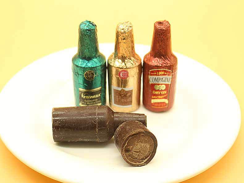 俄罗斯进口酒瓶酒心巧克力夹心巧克力糖果500g喜糖 零食品批发