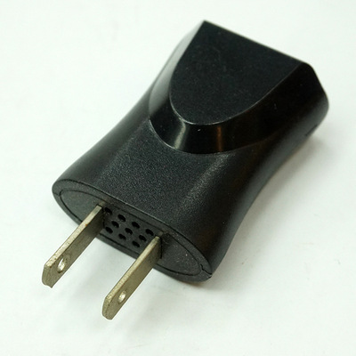 手机充电器插头 黑色美规充电头 usb接口充电器